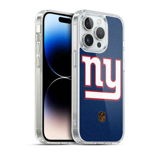NFL New York Giants Logo Football Soft Gel Case for Apple iPhone 13 Pro & MagSafe