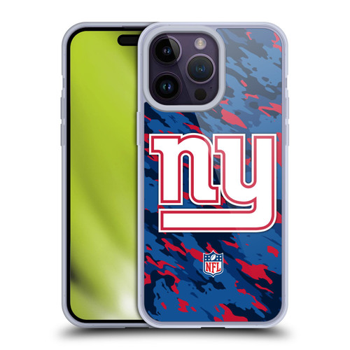 NFL New York Giants Logo Camou Soft Gel Case for Apple iPhone 14 Pro Max NFL New York Giants Logo Camou Soft Gel Case for Apple iPhone 14 Pro Max