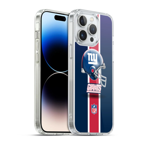 NFL New York Giants Logo Helmet Soft Gel Case for Apple iPhone 14 Pro Max & MagSafe