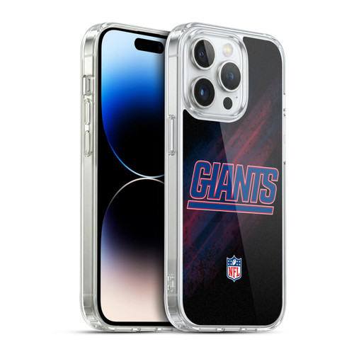 NFL New York Giants Logo Blur Soft Gel Case for Apple iPhone 14 Pro & MagSafe
