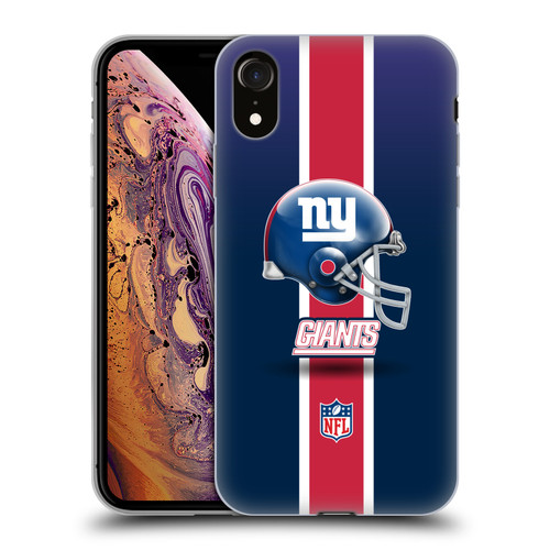 NFL New York Giants Logo Helmet Soft Gel Case for Apple iPhone XR