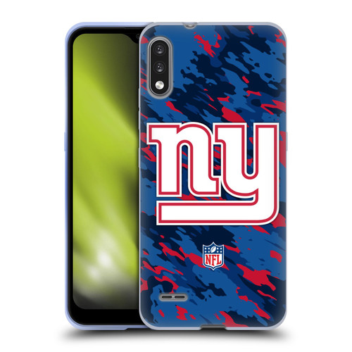 NFL New York Giants Logo Camou Soft Gel Case for LG K22