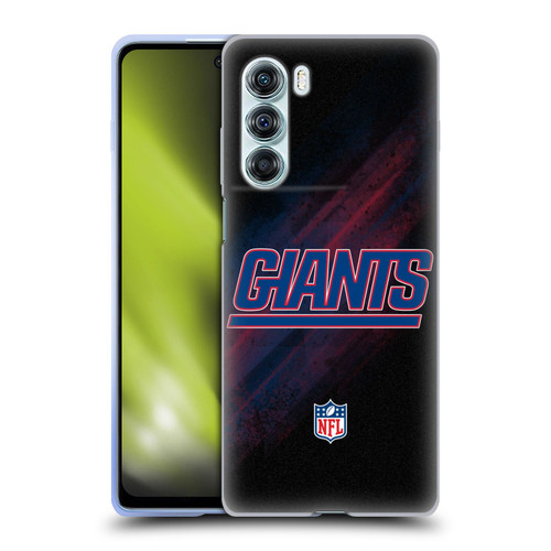 NFL New York Giants Logo Blur Soft Gel Case for Motorola Edge S30 / Moto G200 5G