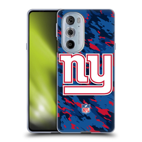 NFL New York Giants Logo Camou Soft Gel Case for Motorola Edge X30