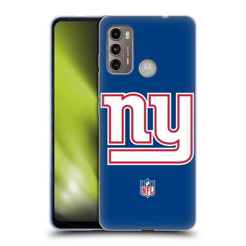 NFL New York Giants Logo Plain Soft Gel Case for Motorola Moto G60 / Moto G40 Fusion