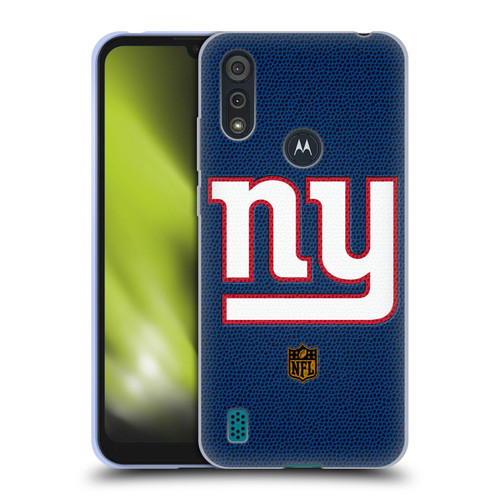 NFL New York Giants Logo Football Soft Gel Case for Motorola Moto E6s (2020)