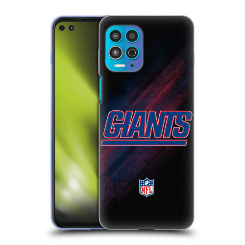 NFL New York Giants Logo Blur Soft Gel Case for Motorola Moto G100