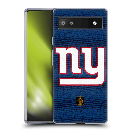 NFL New York Giants Logo Football Soft Gel Case for Google Pixel 6a