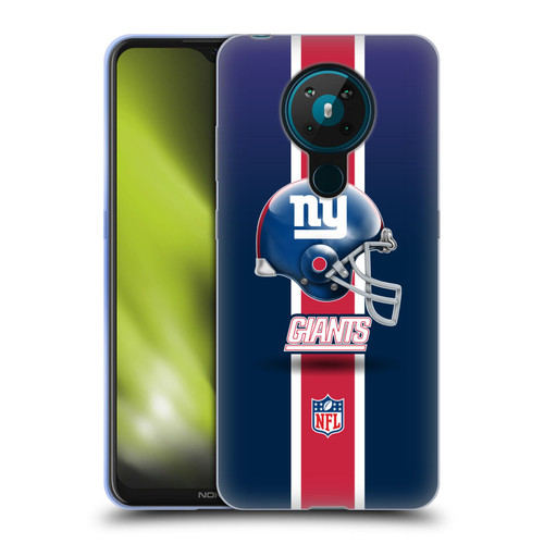NFL New York Giants Logo Helmet Soft Gel Case for Nokia 5.3
