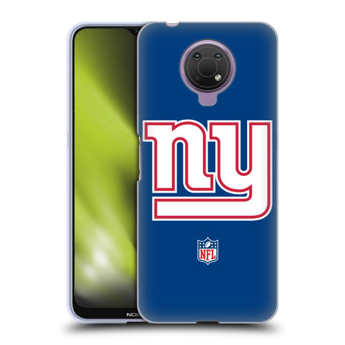 NFL New York Giants Logo Plain Soft Gel Case for Nokia G10
