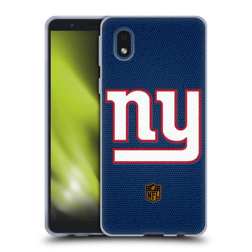 NFL New York Giants Logo Football Soft Gel Case for Samsung Galaxy A01 Core (2020)