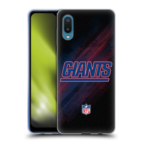 NFL New York Giants Logo Blur Soft Gel Case for Samsung Galaxy A02/M02 (2021)