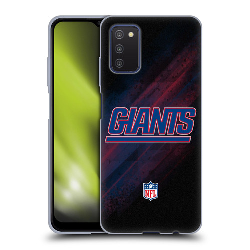 NFL New York Giants Logo Blur Soft Gel Case for Samsung Galaxy A03s (2021)