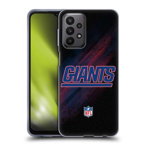 NFL New York Giants Logo Blur Soft Gel Case for Samsung Galaxy A23 / 5G (2022)