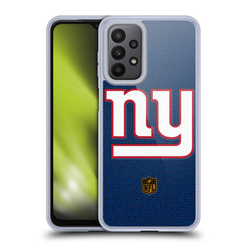NFL New York Giants Logo Football Soft Gel Case for Samsung Galaxy A23 / 5G (2022)