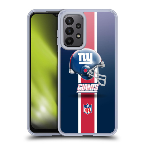 NFL New York Giants Logo Helmet Soft Gel Case for Samsung Galaxy A23 / 5G (2022)