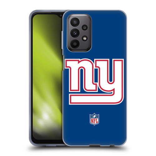 NFL New York Giants Logo Plain Soft Gel Case for Samsung Galaxy A23 / 5G (2022)