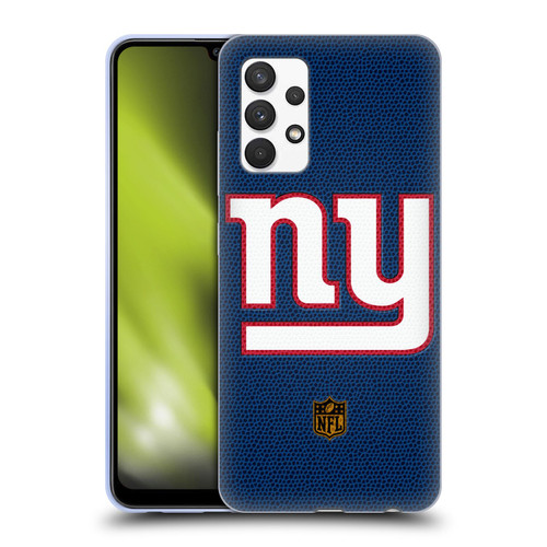NFL New York Giants Logo Football Soft Gel Case for Samsung Galaxy A32 (2021)