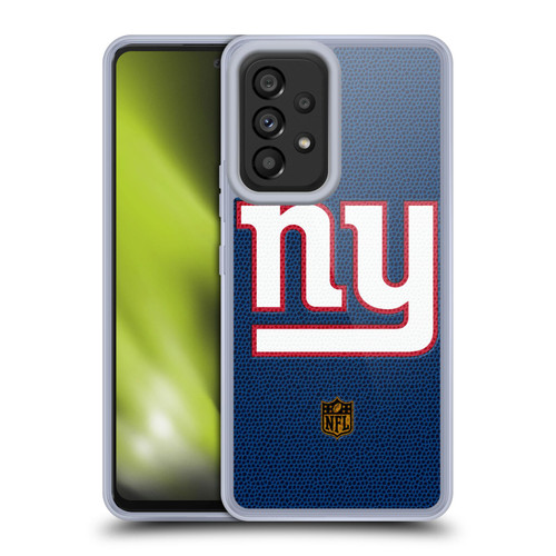 NFL New York Giants Logo Football Soft Gel Case for Samsung Galaxy A53 5G (2022)