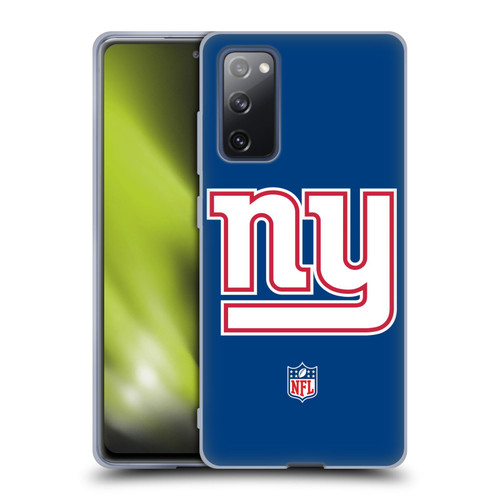 NFL New York Giants Logo Plain Soft Gel Case for Samsung Galaxy S20 FE / 5G