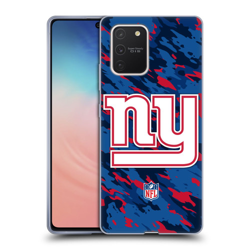 NFL New York Giants Logo Camou Soft Gel Case for Samsung Galaxy S10 Lite