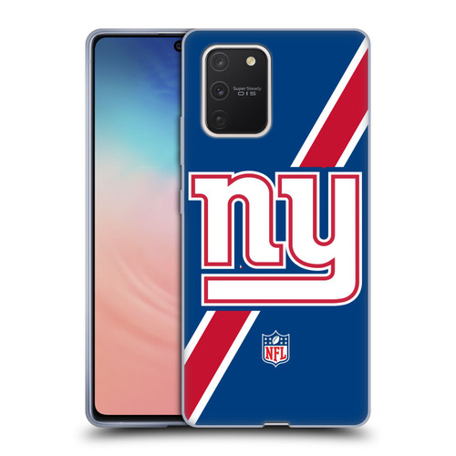 NFL New York Giants Logo Stripes Soft Gel Case for Samsung Galaxy S10 Lite