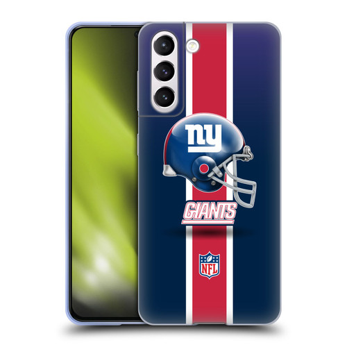 NFL New York Giants Logo Helmet Soft Gel Case for Samsung Galaxy S21 5G