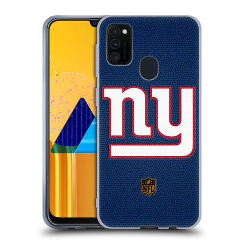 NFL New York Giants Logo Football Soft Gel Case for Samsung Galaxy M30s (2019)/M21 (2020)