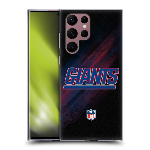 NFL New York Giants Logo Blur Soft Gel Case for Samsung Galaxy S22 Ultra 5G