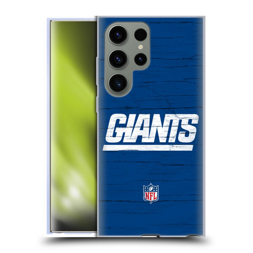 NFL New York Giants Logo Distressed Look Soft Gel Case for Samsung Galaxy S23 Ultra 5G