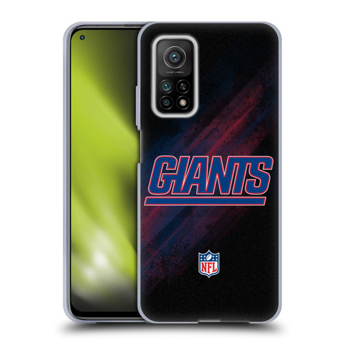 NFL New York Giants Logo Blur Soft Gel Case for Xiaomi Mi 10T 5G