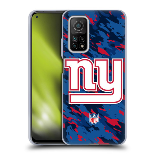 NFL New York Giants Logo Camou Soft Gel Case for Xiaomi Mi 10T 5G