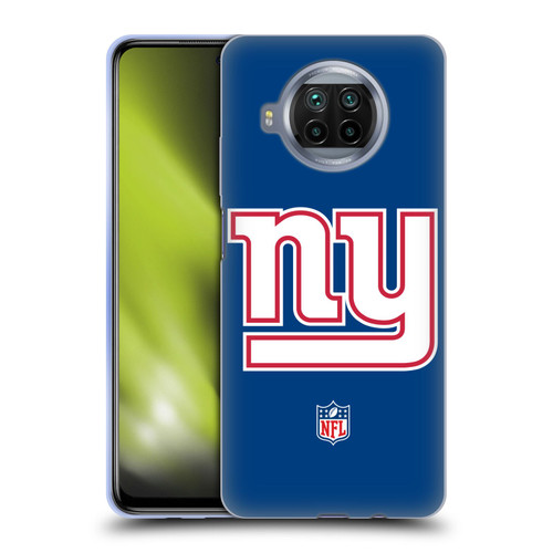 NFL New York Giants Logo Plain Soft Gel Case for Xiaomi Mi 10T Lite 5G