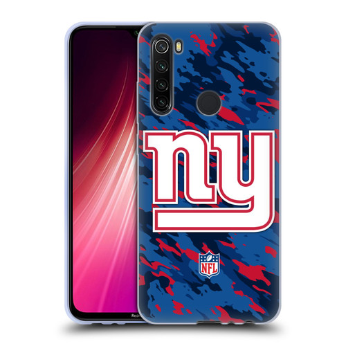 NFL New York Giants Logo Camou Soft Gel Case for Xiaomi Redmi Note 8T