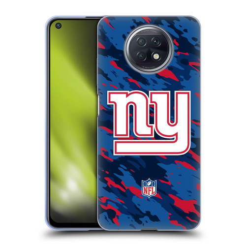 NFL New York Giants Logo Camou Soft Gel Case for Xiaomi Redmi Note 9T 5G
