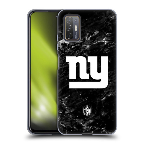 NFL New York Giants Artwork Marble Soft Gel Case for HTC Desire 21 Pro 5G