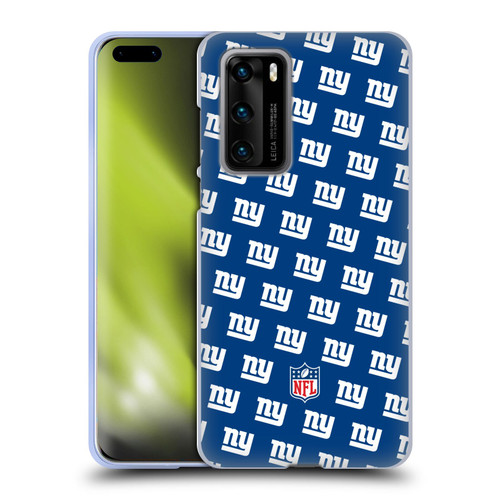 NFL New York Giants Artwork Patterns Soft Gel Case for Huawei P40 5G