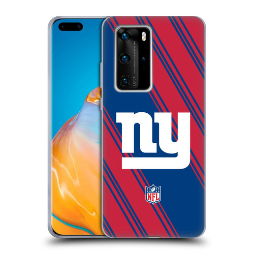 NFL New York Giants Artwork Stripes Soft Gel Case for Huawei P40 Pro / P40 Pro Plus 5G