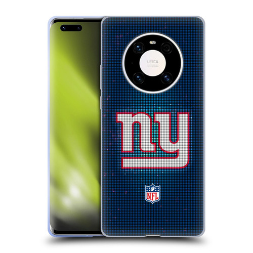 NFL New York Giants Artwork LED Soft Gel Case for Huawei Mate 40 Pro 5G