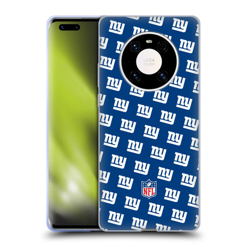 NFL New York Giants Artwork Patterns Soft Gel Case for Huawei Mate 40 Pro 5G