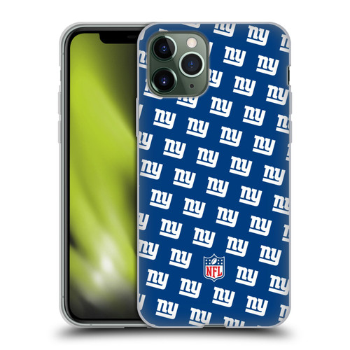 NFL New York Giants Artwork Patterns Soft Gel Case for Apple iPhone 11 Pro
