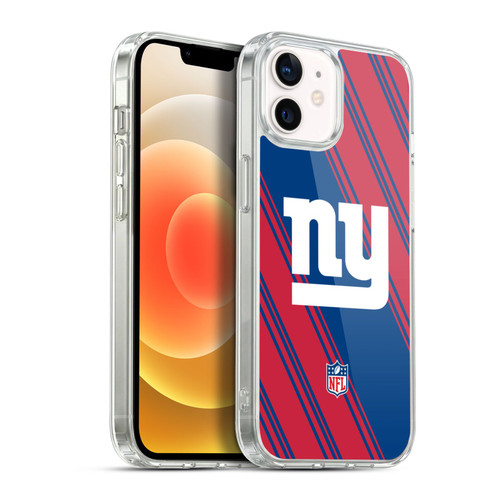 NFL New York Giants Artwork Stripes Soft Gel Case for Apple iPhone 12 / iPhone 12 Pro & MagSafe