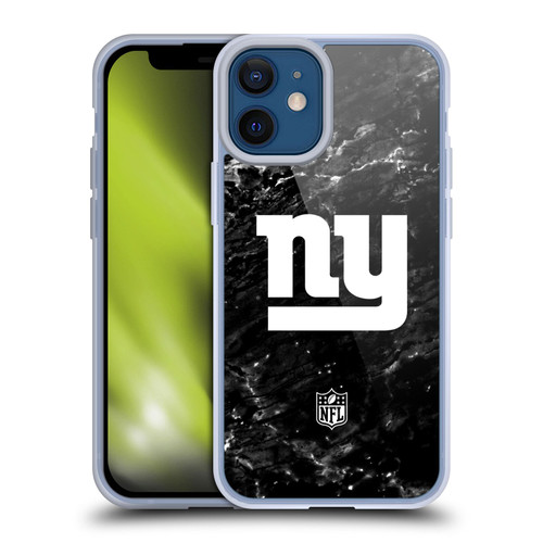NFL New York Giants Artwork Marble Soft Gel Case for Apple iPhone 12 Mini