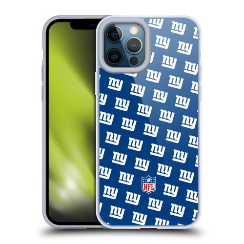 NFL New York Giants Artwork Patterns Soft Gel Case for Apple iPhone 12 Pro Max