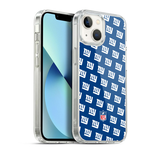 NFL New York Giants Artwork Patterns Soft Gel Case for Apple iPhone 13