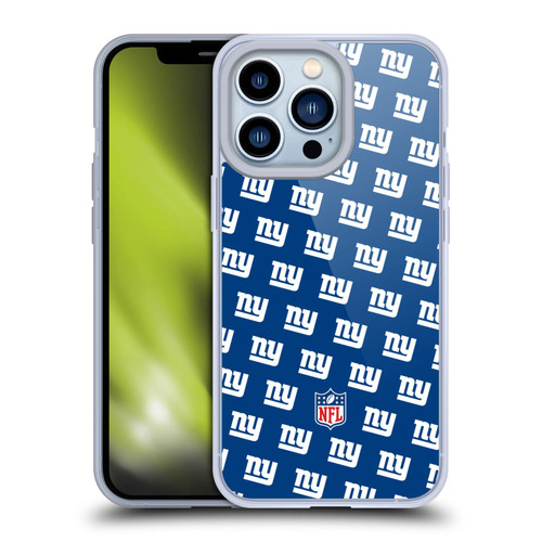 NFL New York Giants Artwork Patterns Soft Gel Case for Apple iPhone 13 Pro