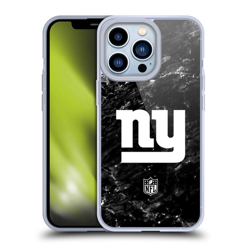 NFL New York Giants Artwork Marble Soft Gel Case for Apple iPhone 13 Pro