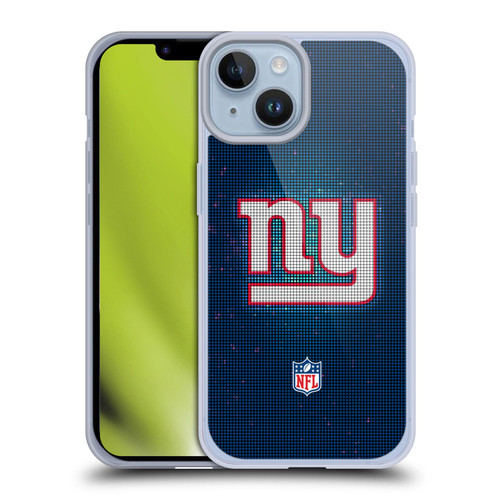 NFL New York Giants Artwork LED Soft Gel Case for Apple iPhone 14
