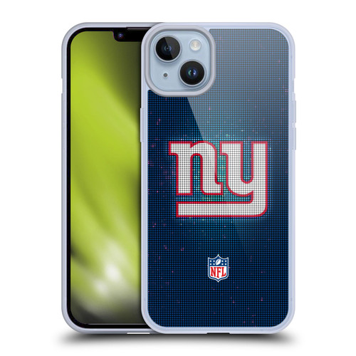 NFL New York Giants Artwork LED Soft Gel Case for Apple iPhone 14 Plus