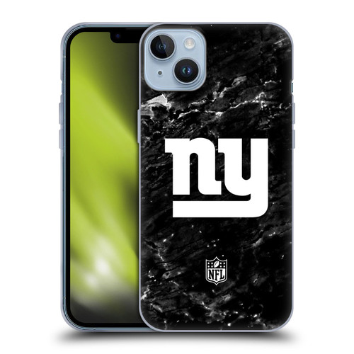 NFL New York Giants Artwork Marble Soft Gel Case for Apple iPhone 14 Plus